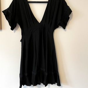 Black Dress with cute lace detailing.